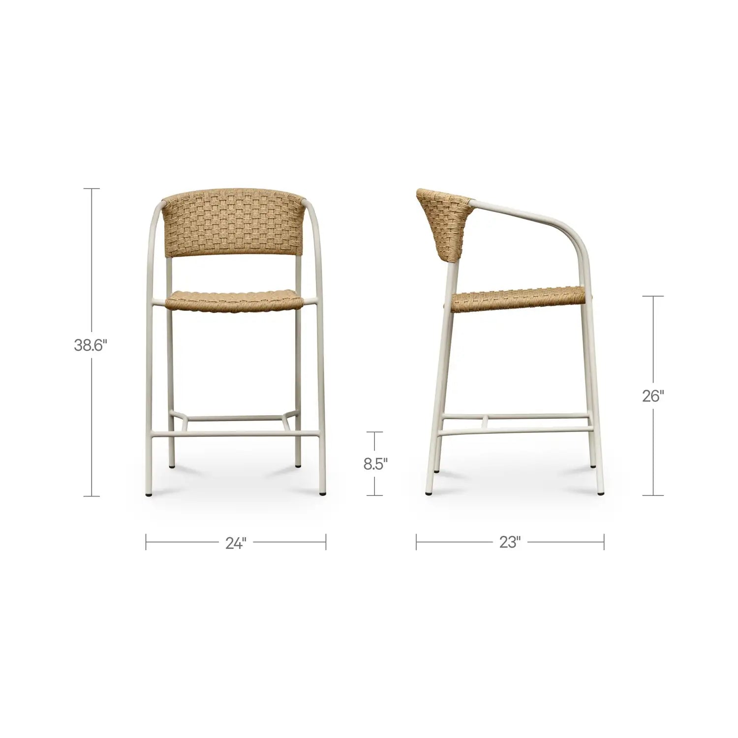 MOES, ZOLA COUNTER STOOLS, BAR STOOLS