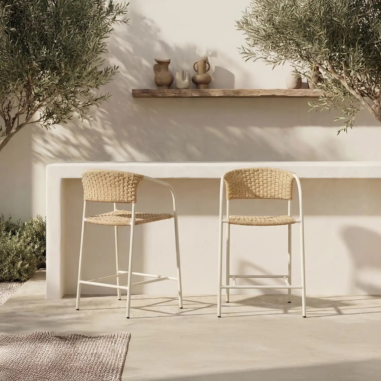 MOES, ZOLA COUNTER STOOLS, BAR STOOLS