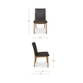 MOES, DINING CHAIRS - SET OF TWO, DINING CHAIRS