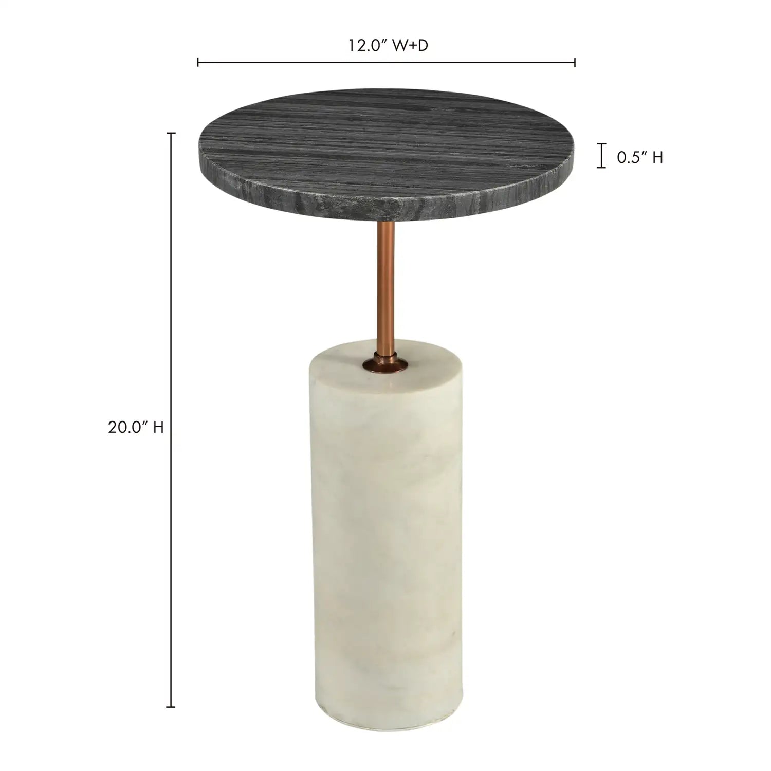 MOES DUSK ACCENT TABLES - Side