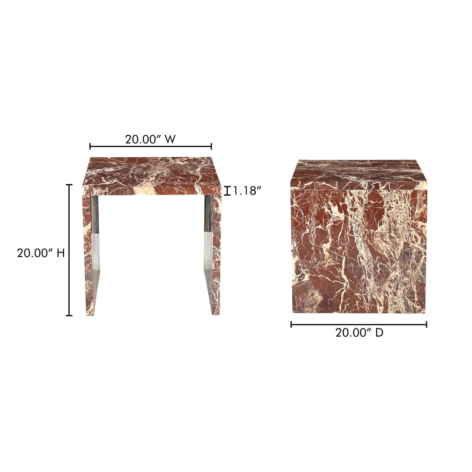 MOES ROSA ACCENT TABLES - Side