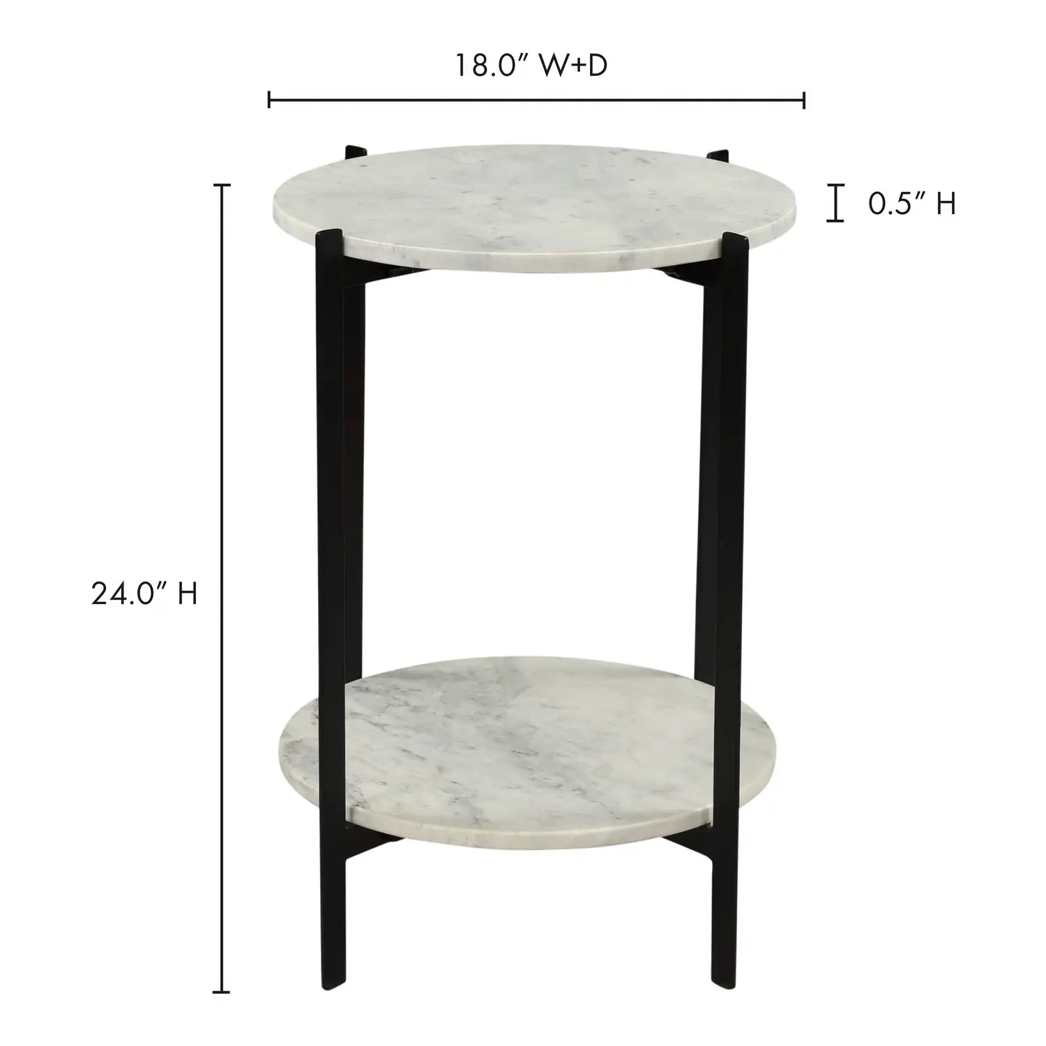 MOES MELANIE ACCENT TABLES - Side