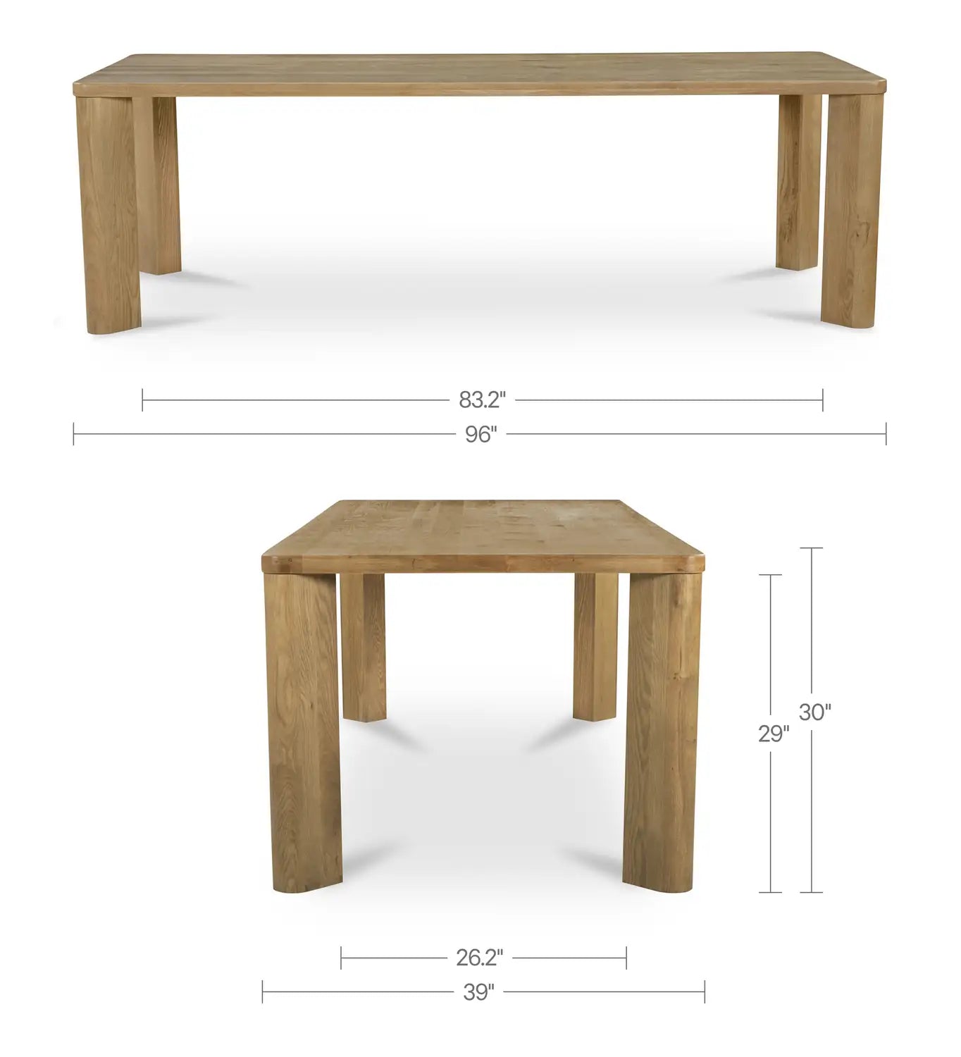 MOES SEGMENT DINING TABLES - Dining Tables