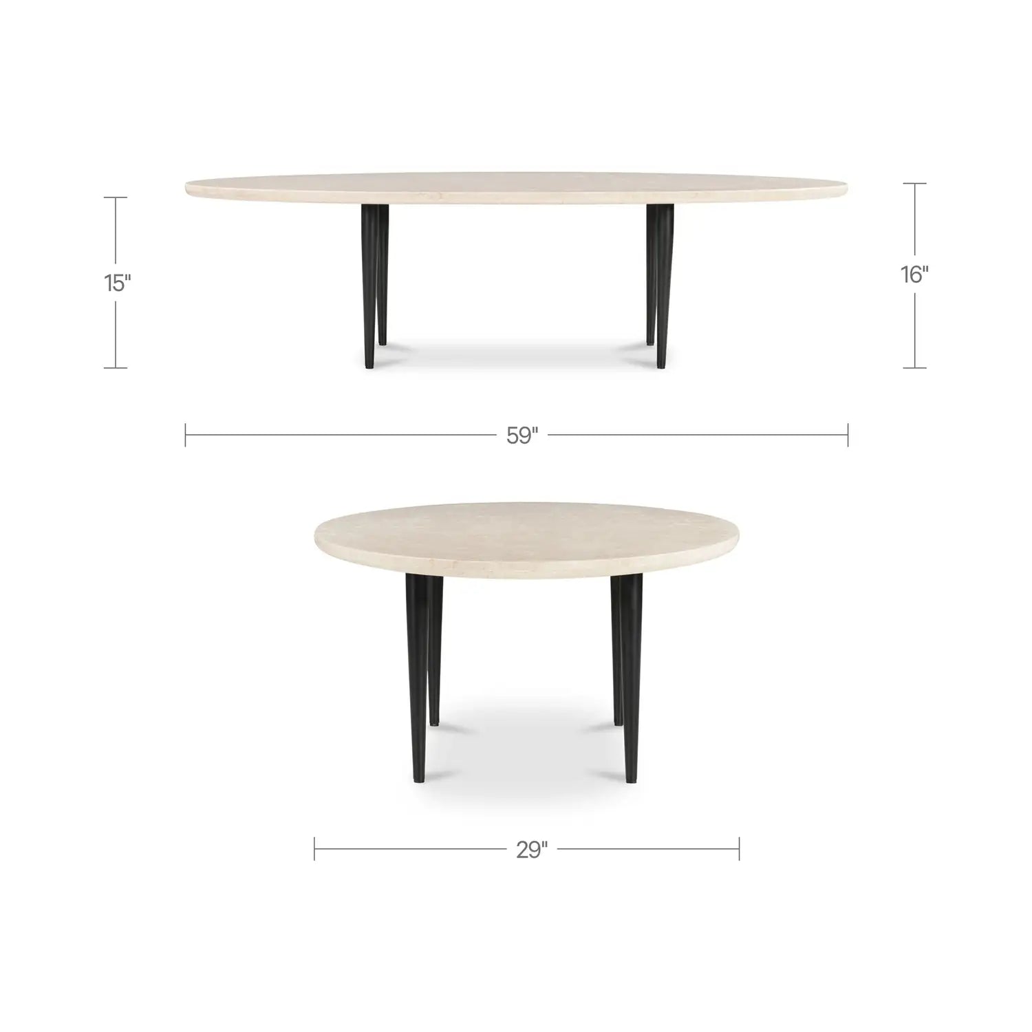 MOES WINONA COFFEE TABLES - Coffee