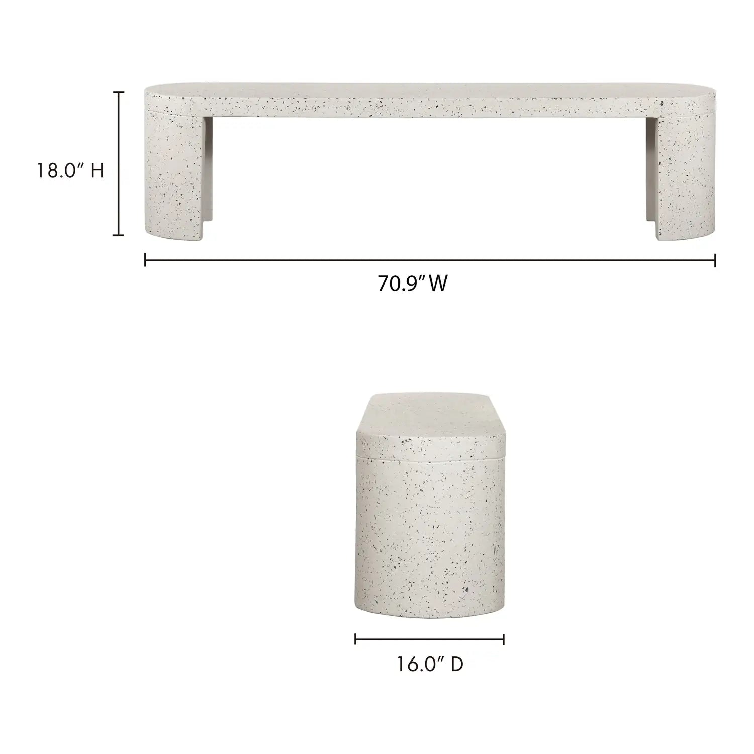 MOES LYON OUTDOOR BENCHES - Outdoor Seating