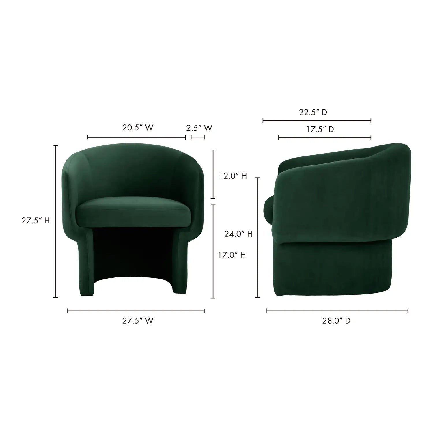 MOES, FRANCO ACCENT CHAIRS, LOUNGE