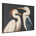 MOES TWO CRANES PAINTINGS - Decorative Accents