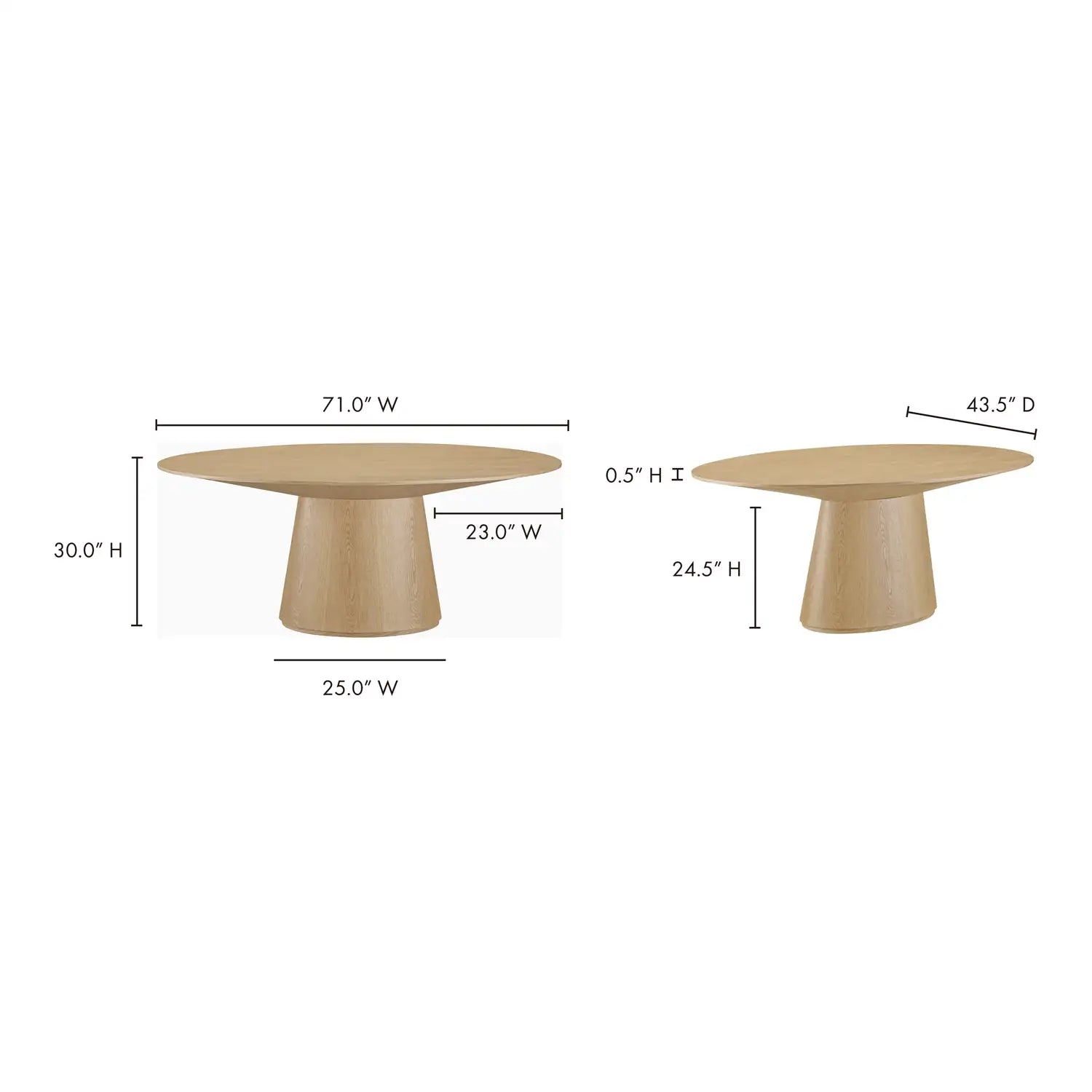 MOES OTAGO DINING TABLES - Dining Tables