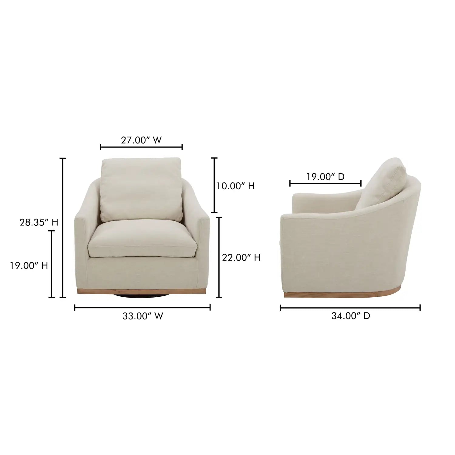 MOES, LINDEN ACCENT CHAIRS, LOUNGE