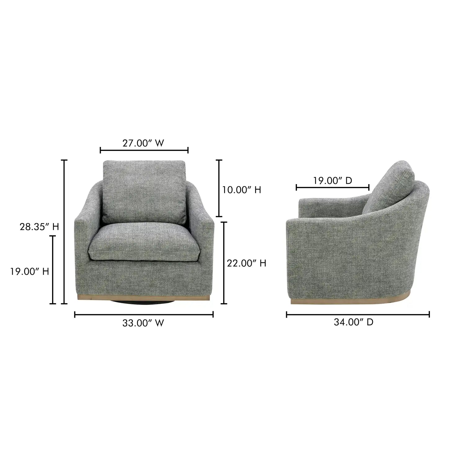 MOES, LINDEN ACCENT CHAIRS, LOUNGE