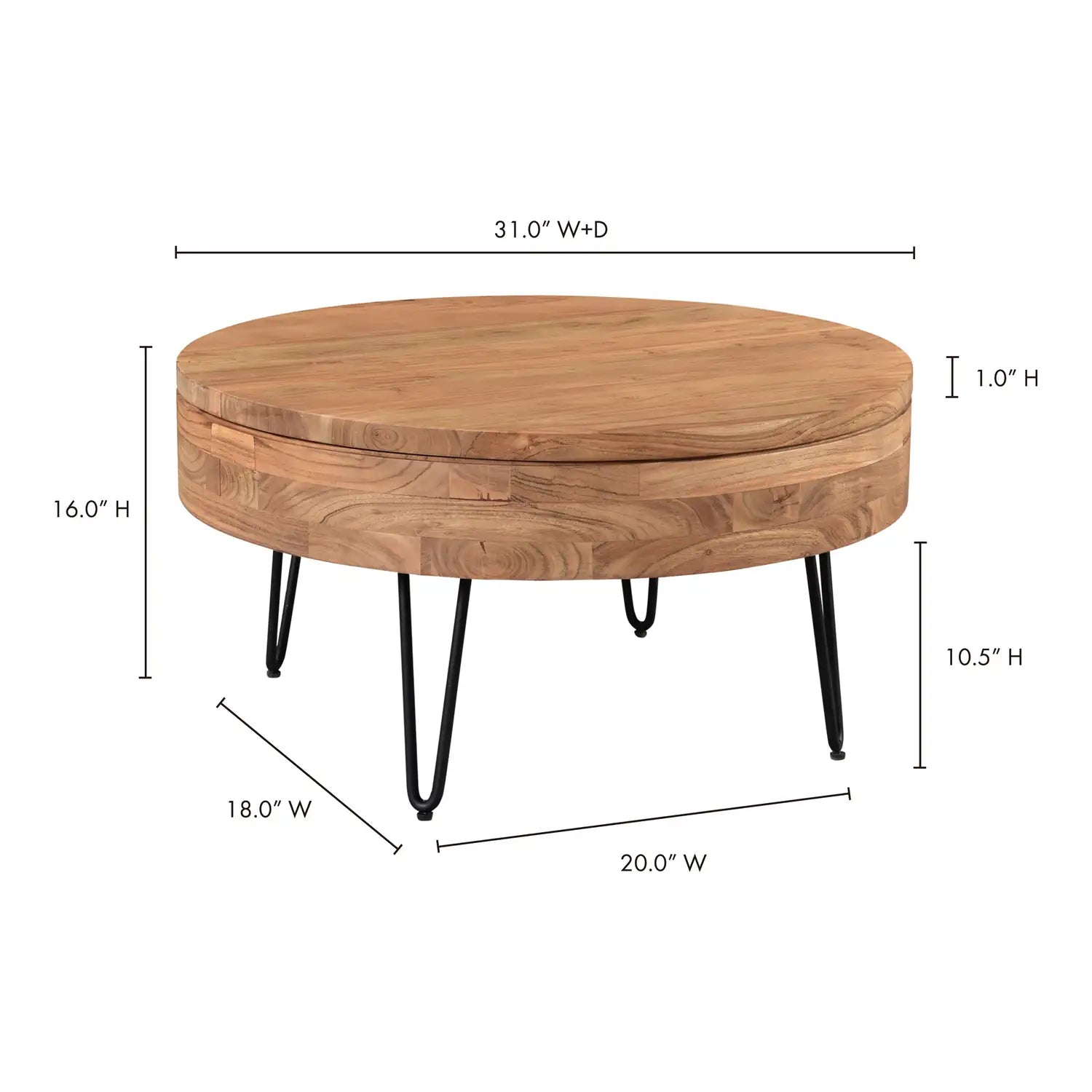 MOES PRIVADO COFFEE TABLES - Coffee