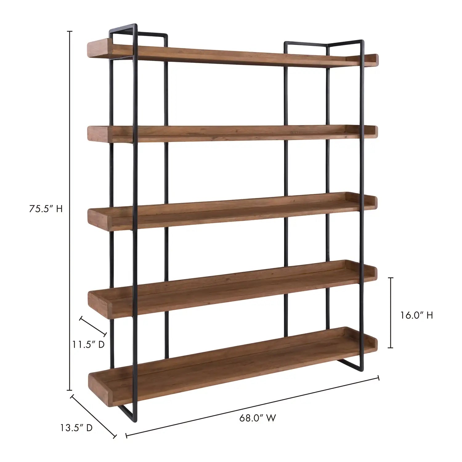 MOES VANCOUVER BOOKSHELVES - Cabinets & Bar