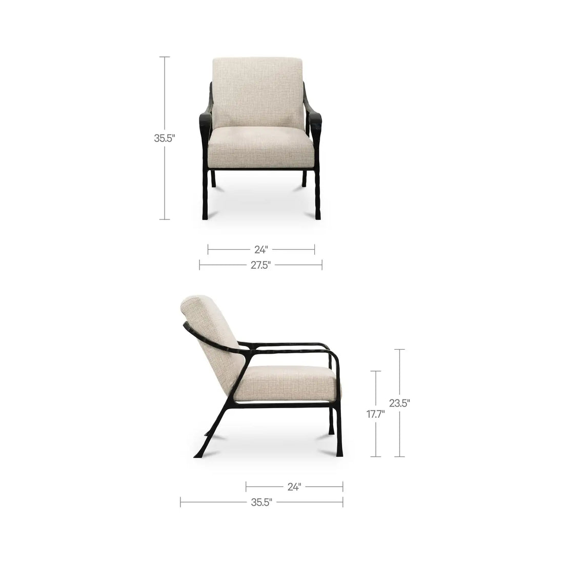 MOES ROWE ACCENT CHAIRS - Lounge