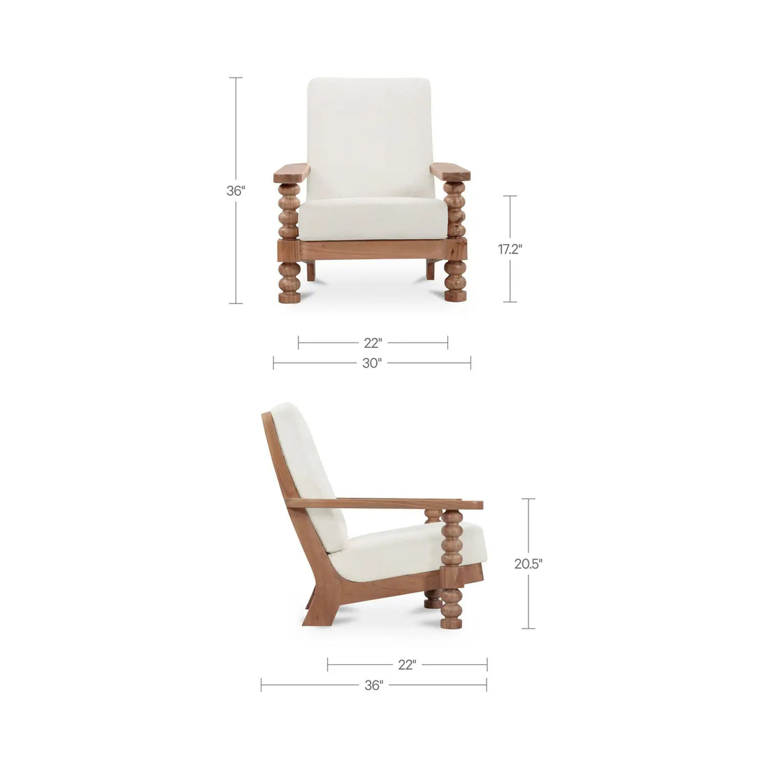 MOES, INGRID ACCENT CHAIRS, LOUNGE