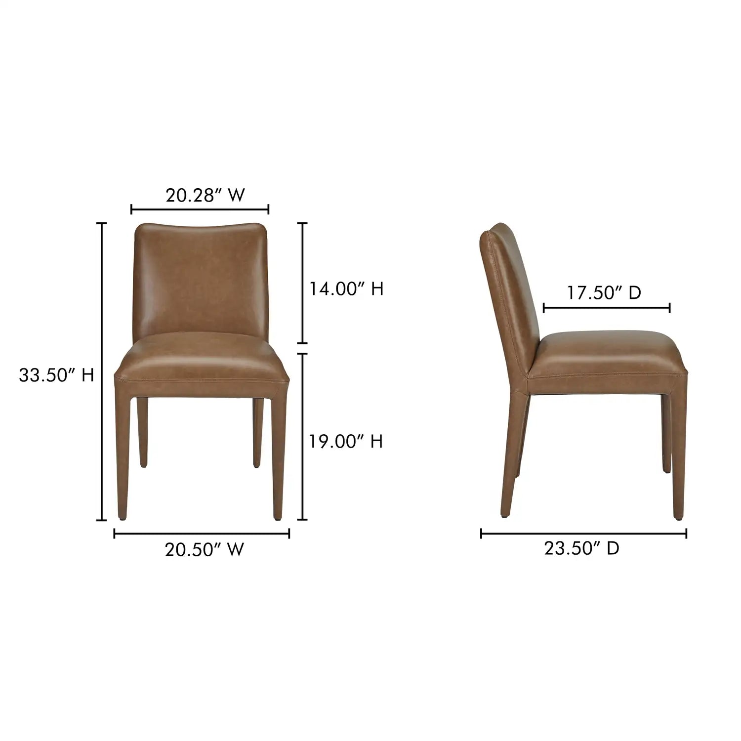 MOES, CALLA DINING CHAIRS - SET OF TWO, DINING CHAIRS