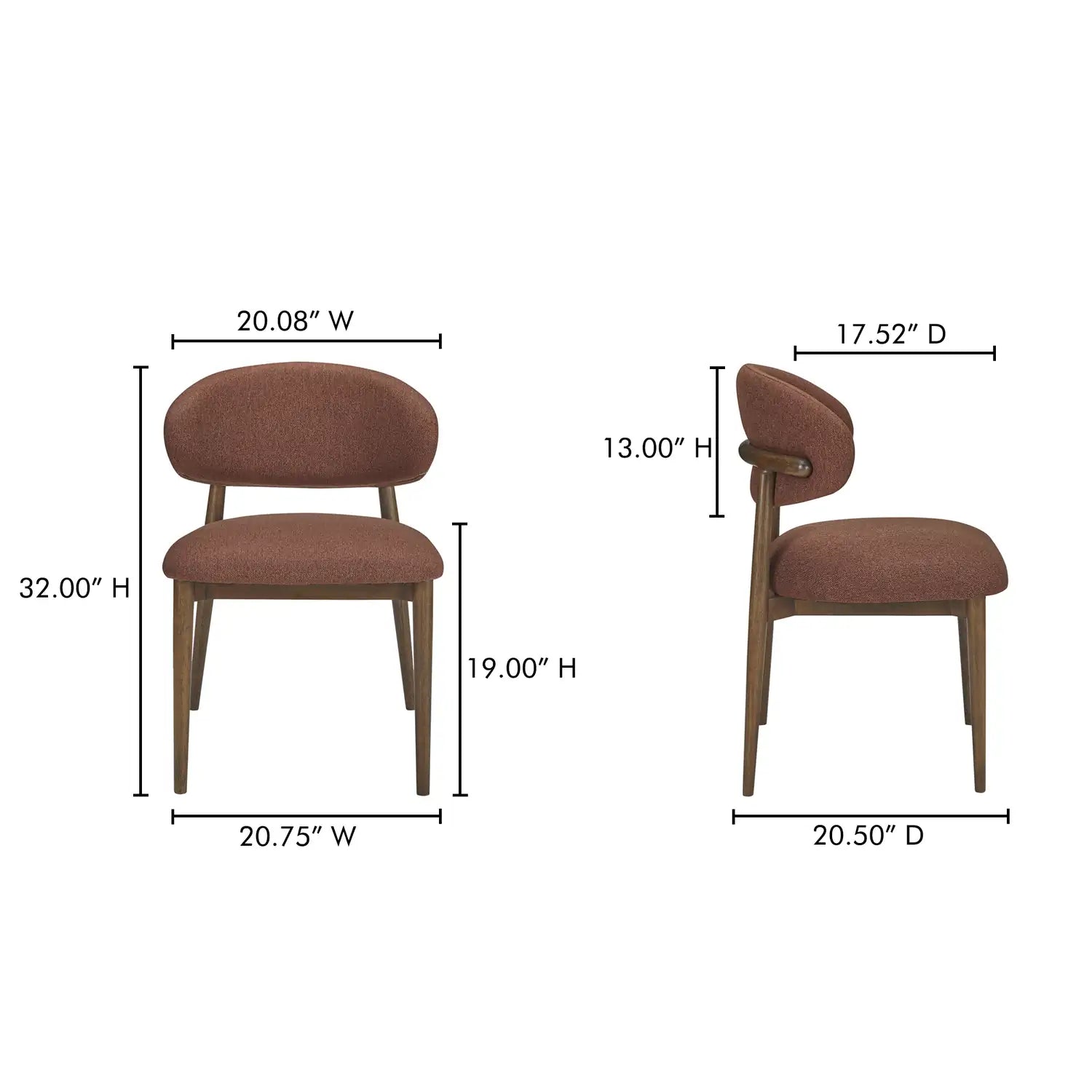 MOES, ELLIE DINING CHAIRS, DINING CHAIRS