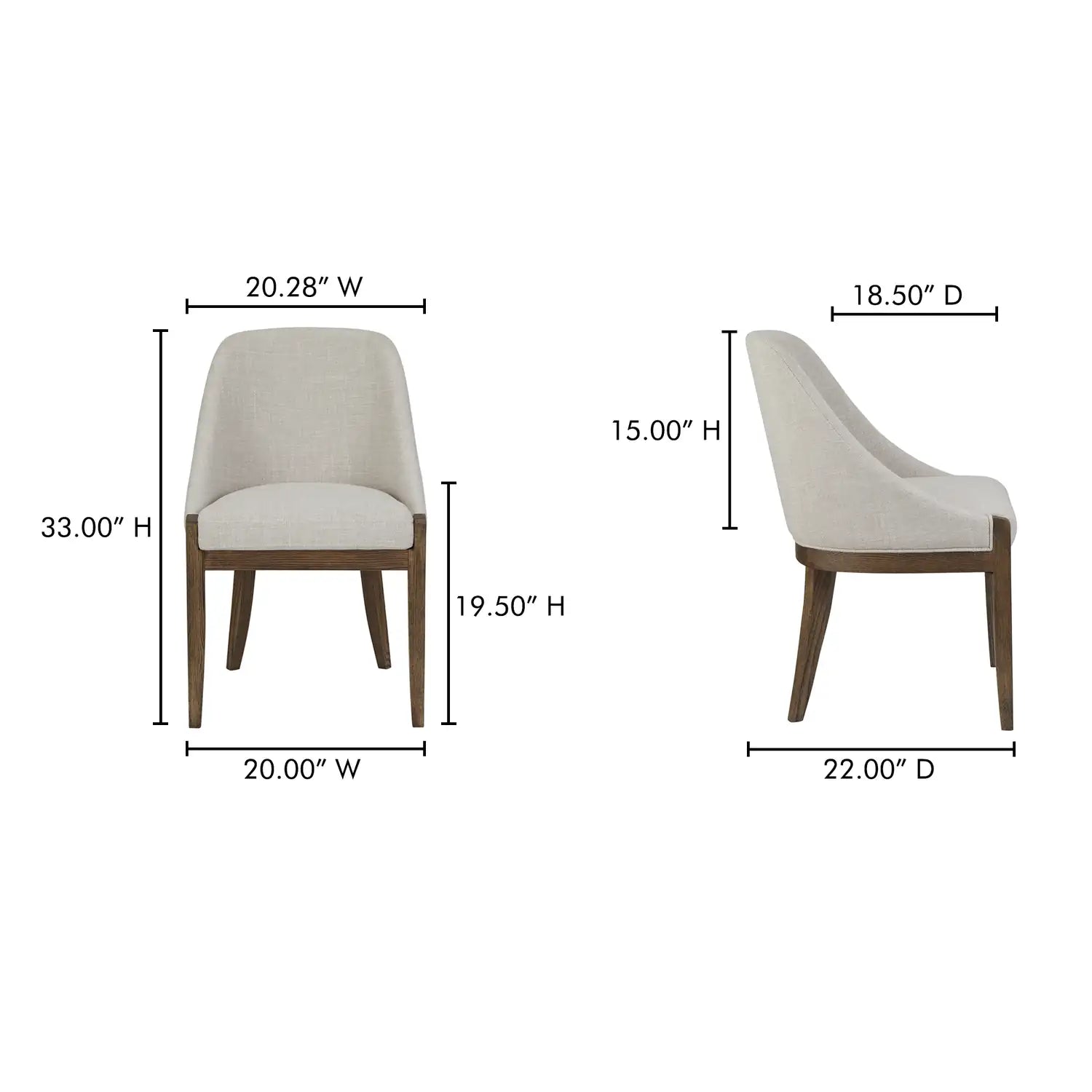 MOES, EDWARD DINING CHAIRS, DINING CHAIRS