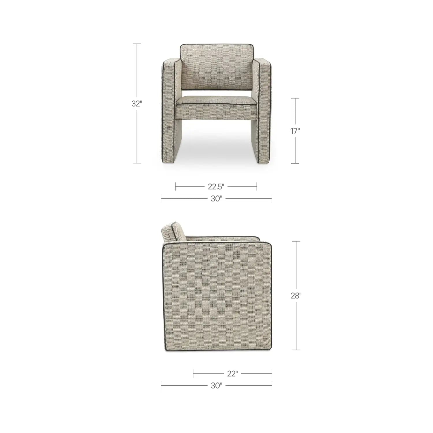 MOES, HARRIS ACCENT CHAIRS, LOUNGE