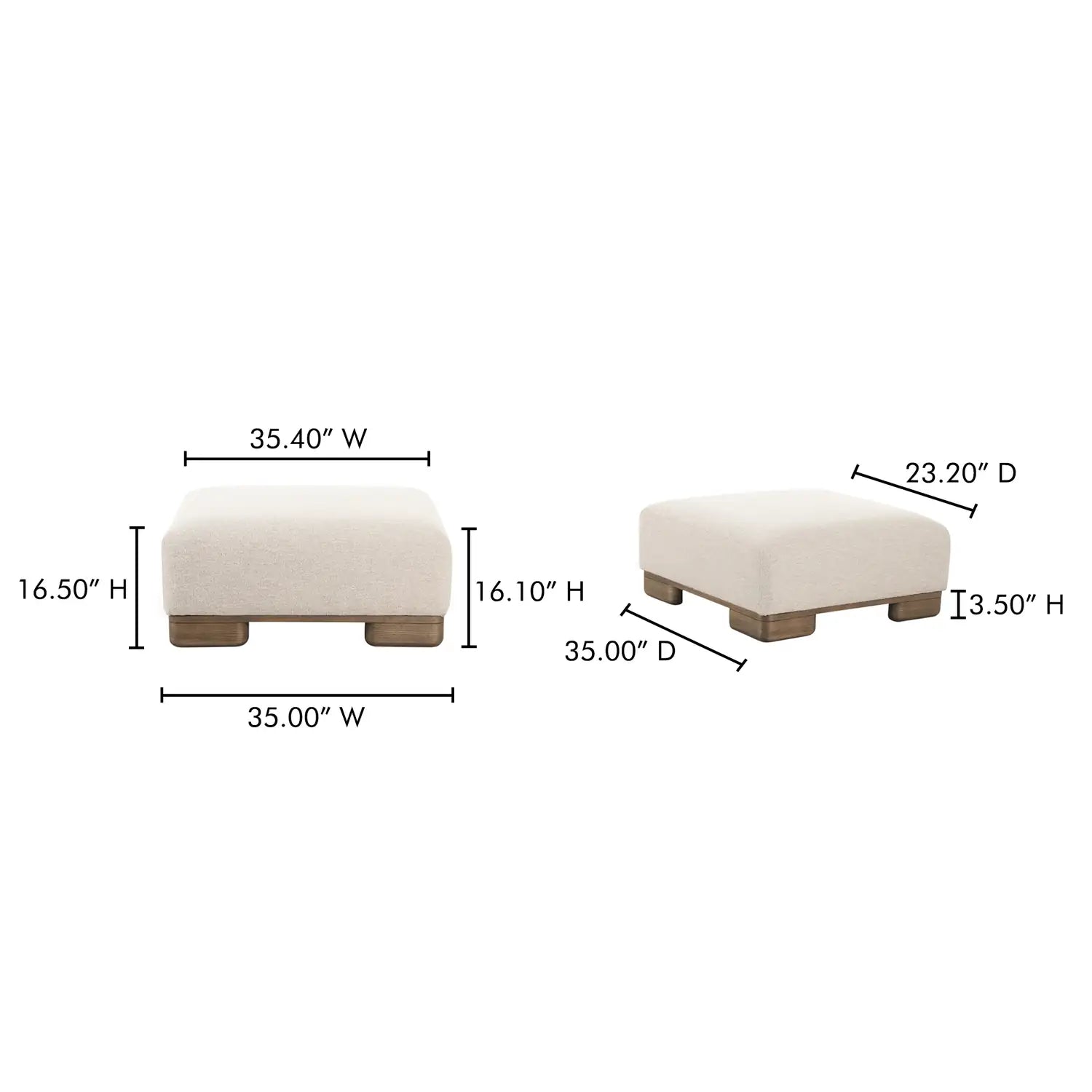 MOES JUNE OTTOMANS - Benches, Ottoman, Stools
