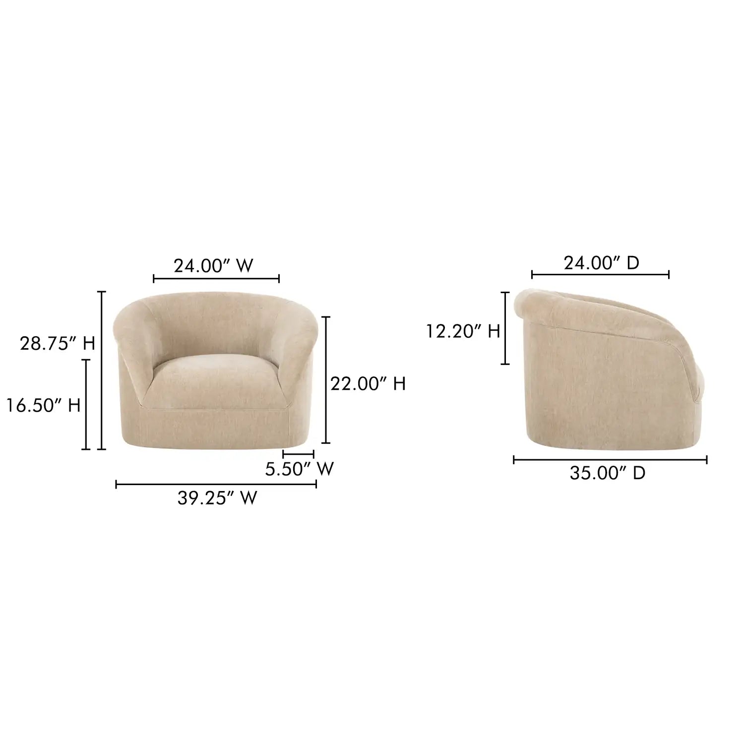 MOES, THORA LOUNGE CHAIRS, LOUNGE