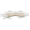 MOES, ROMAN SECTIONALS, SOFA