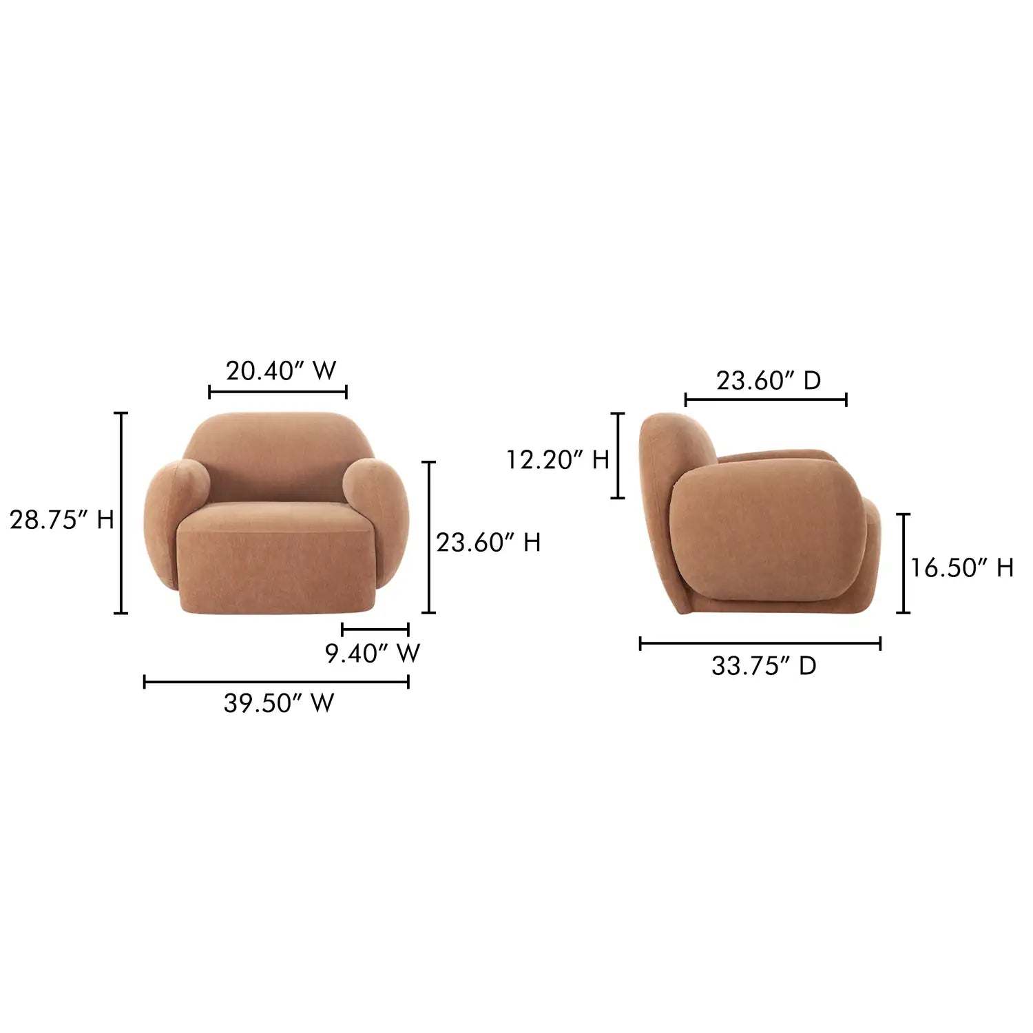 MOES, HAZEL LOUNGE CHAIRS, LOUNGE