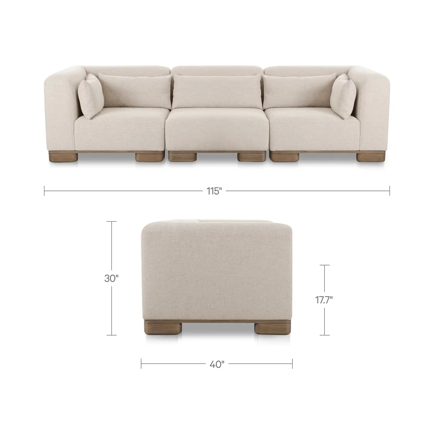 MOES, JUNE MODULAR SOFAS, SOFA