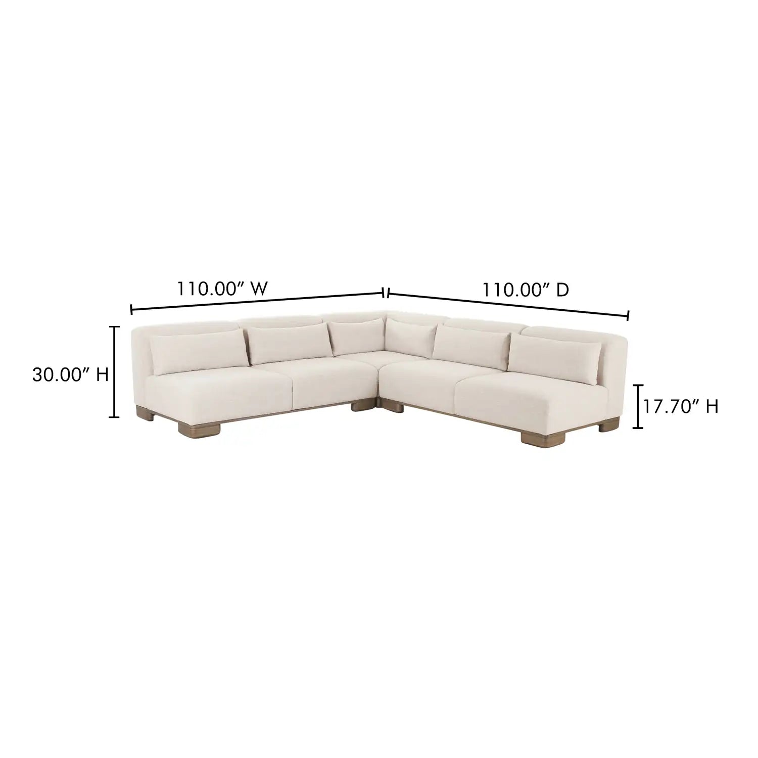 MOES, JUNE MODULAR SECTIONALS, SOFA