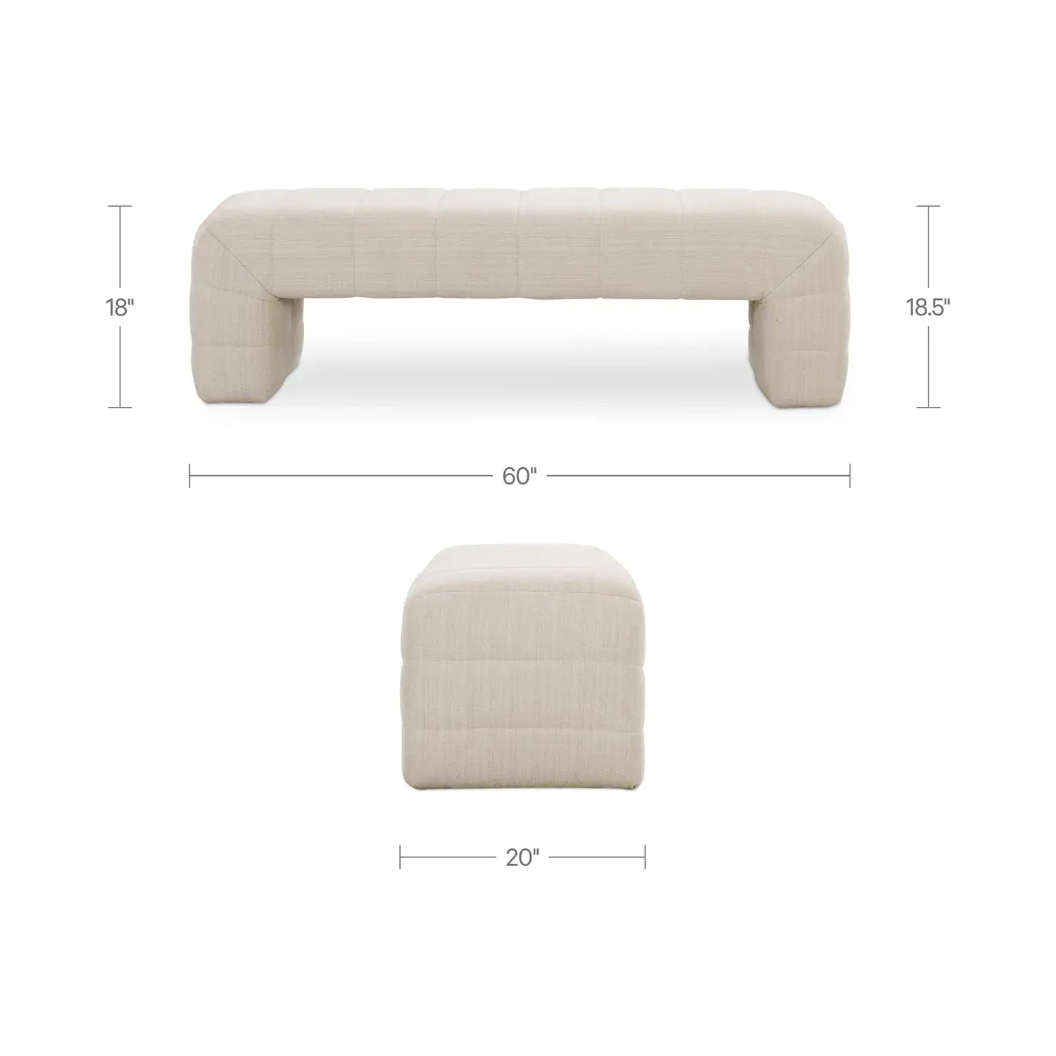 MOES VERITY BENCHES - Benches, Ottoman, Stools