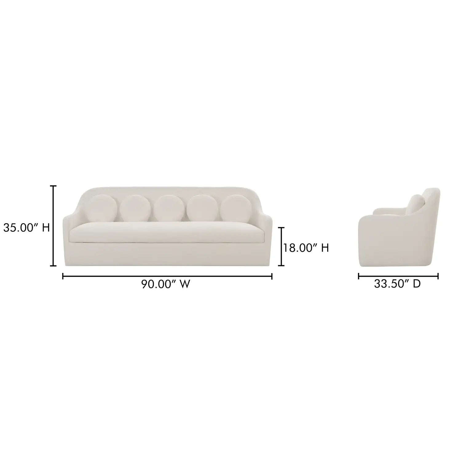 MOES, RIALTO SOFAS, SOFA