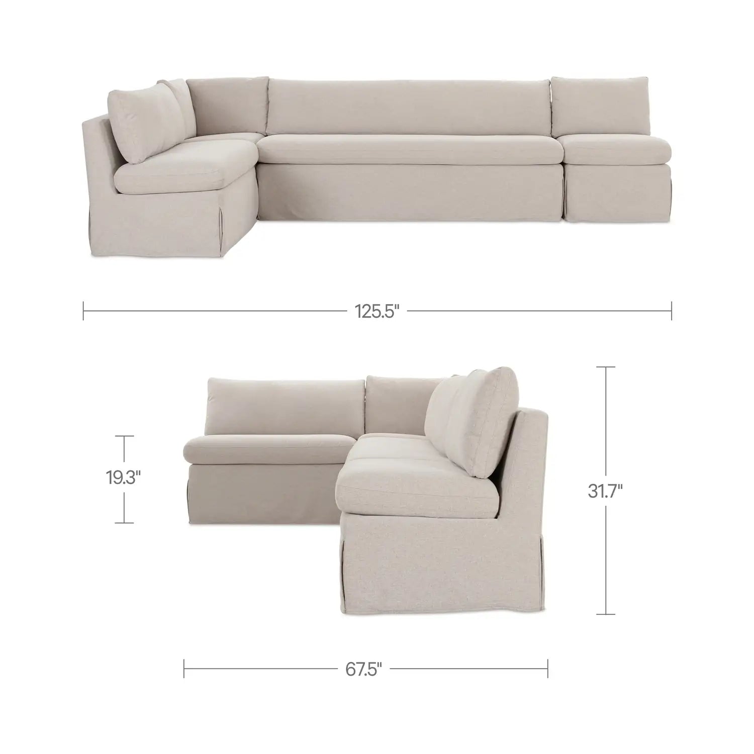 MOES, FABLE MODULAR SECTIONALS, SOFA