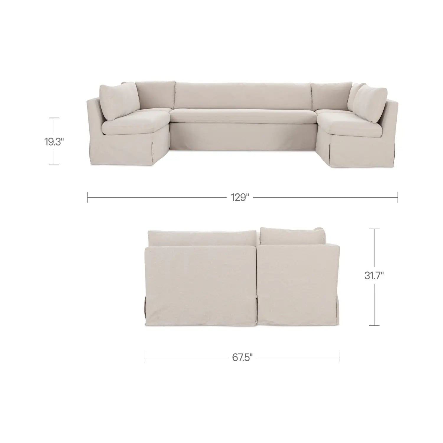 MOES, FABLE MODULAR SECTIONALS, SOFA