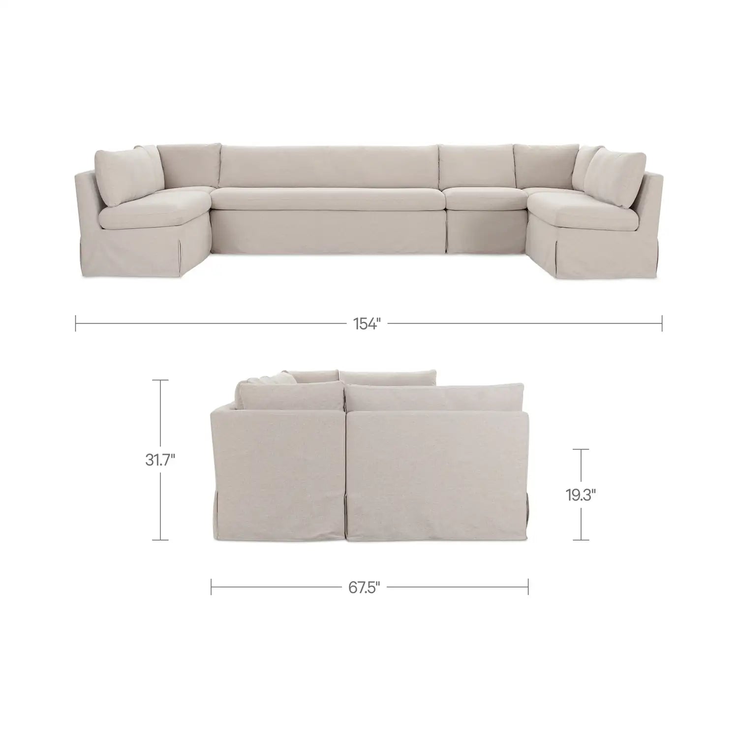 MOES, FABLE MODULAR SECTIONALS, SOFA