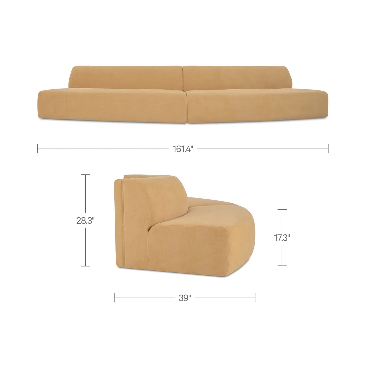 MOES, NAOMI MODULAR SECTIONALS, SOFA