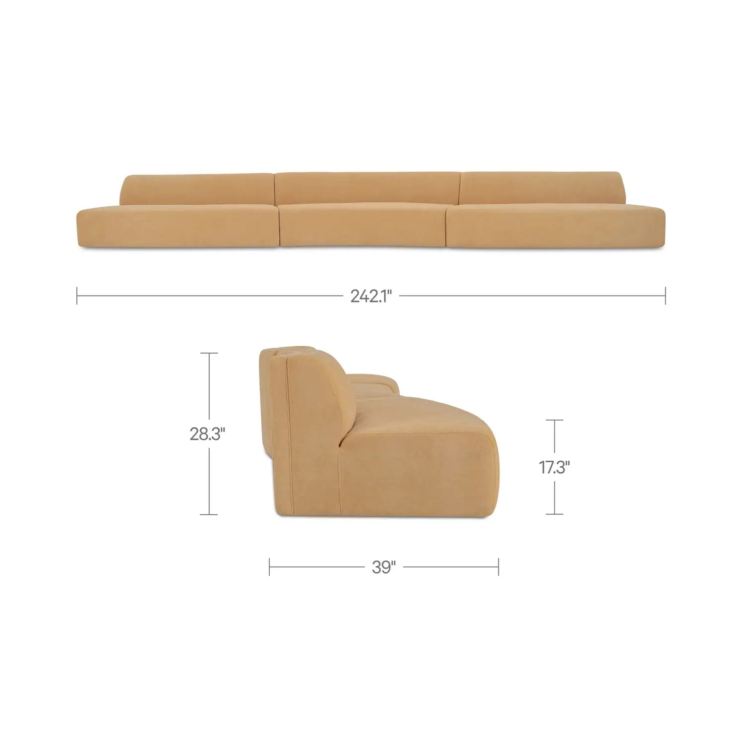 MOES, NAOMI MODULAR SECTIONALS, SOFA