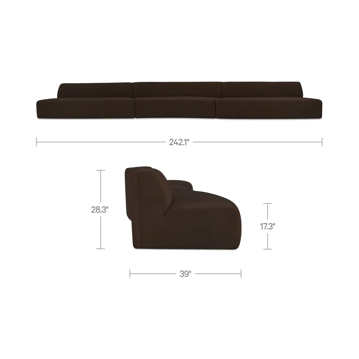 MOES, NAOMI MODULAR SECTIONALS, SOFA