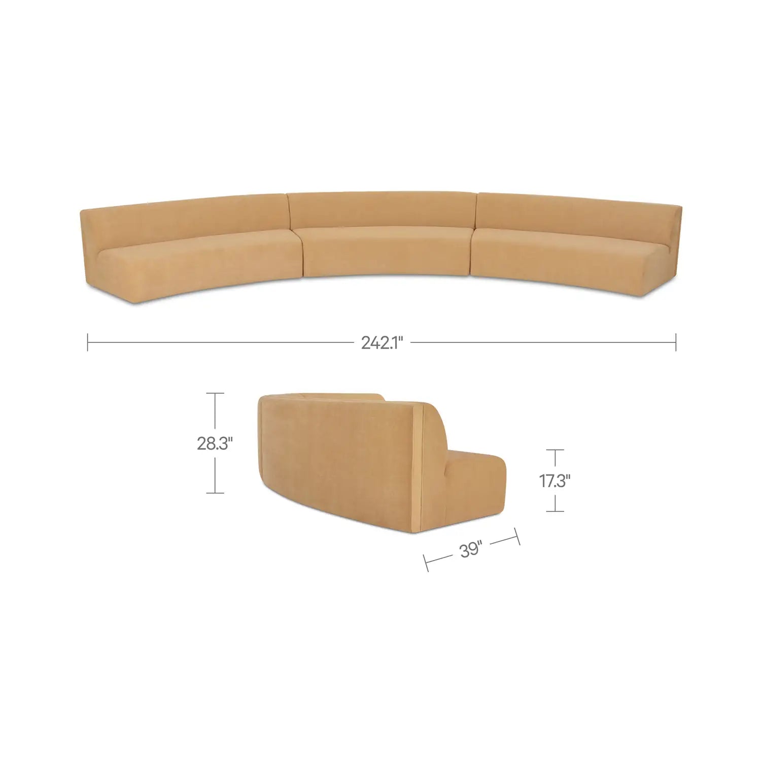 MOES, NAOMI MODULAR SECTIONALS, SOFA