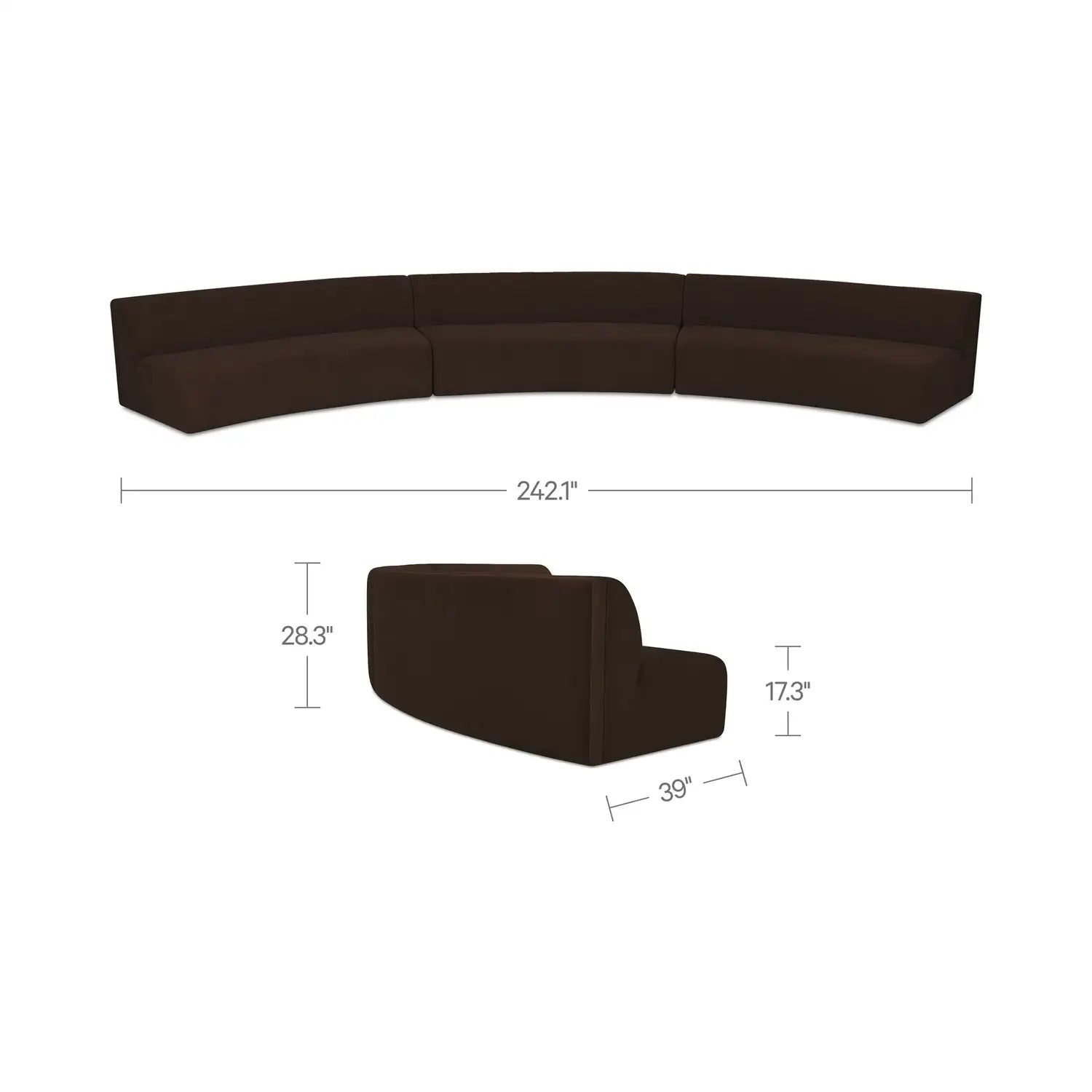 MOES, NAOMI MODULAR SECTIONALS, SOFA