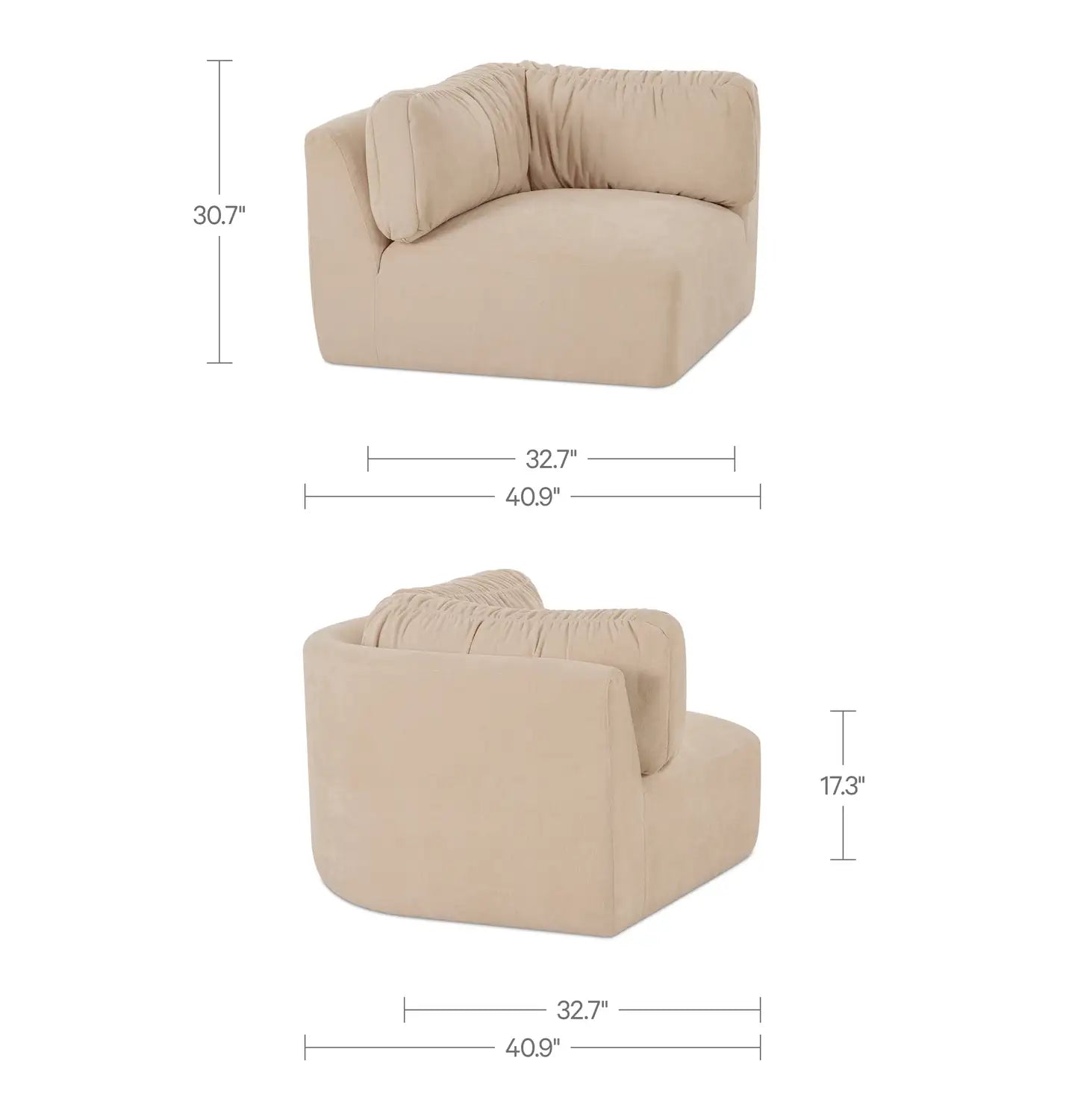 MOES, MATINA CORNER CHAIRS, LOUNGE