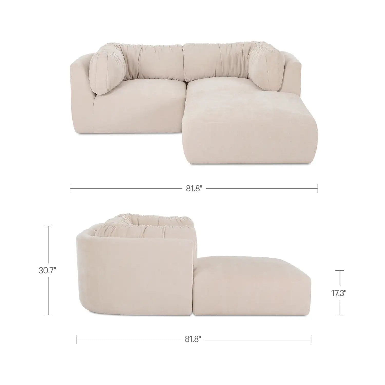 MOES, MATINA MODULAR SECTIONALS, SOFA