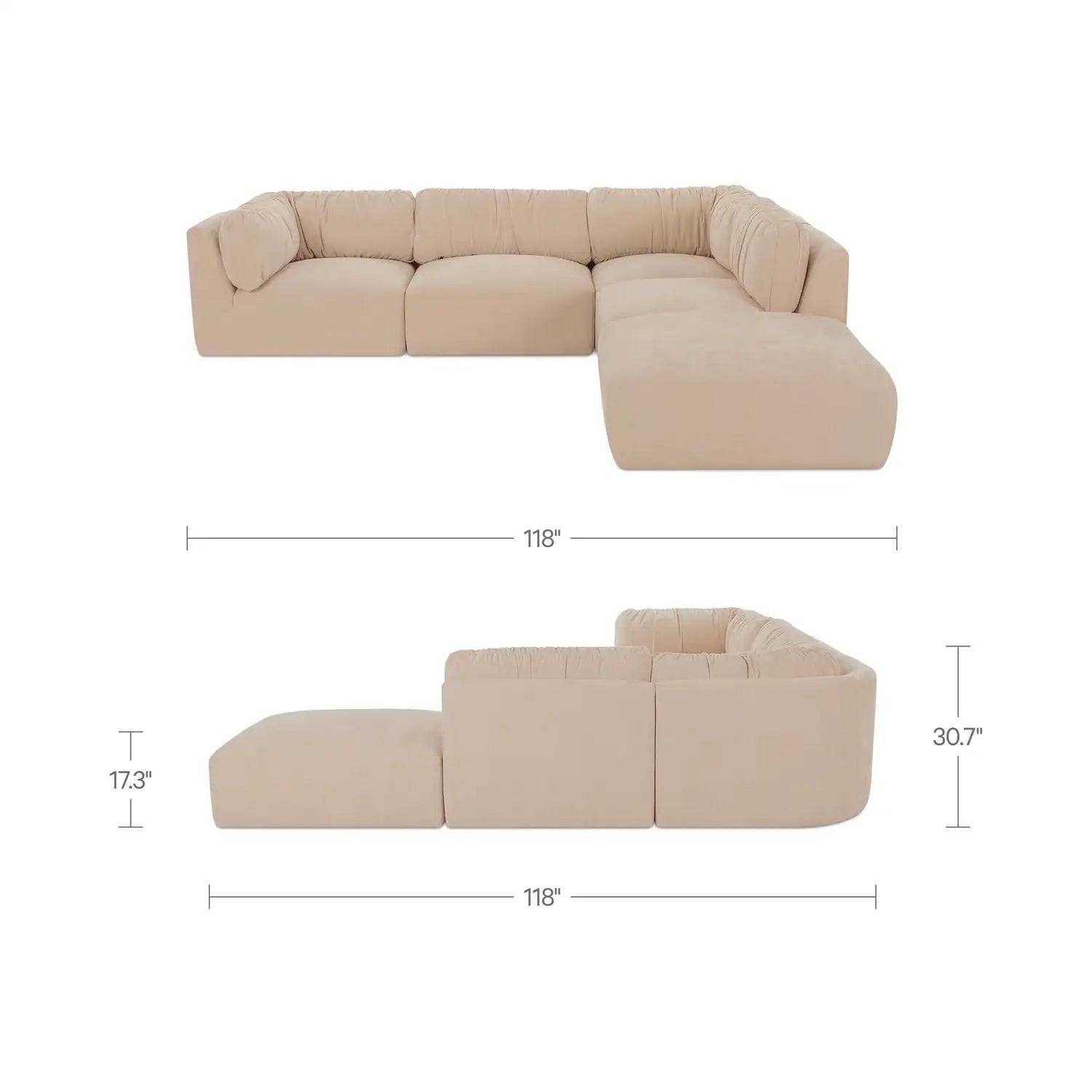 MOES, MATINA MODULAR SECTIONALS, SOFA