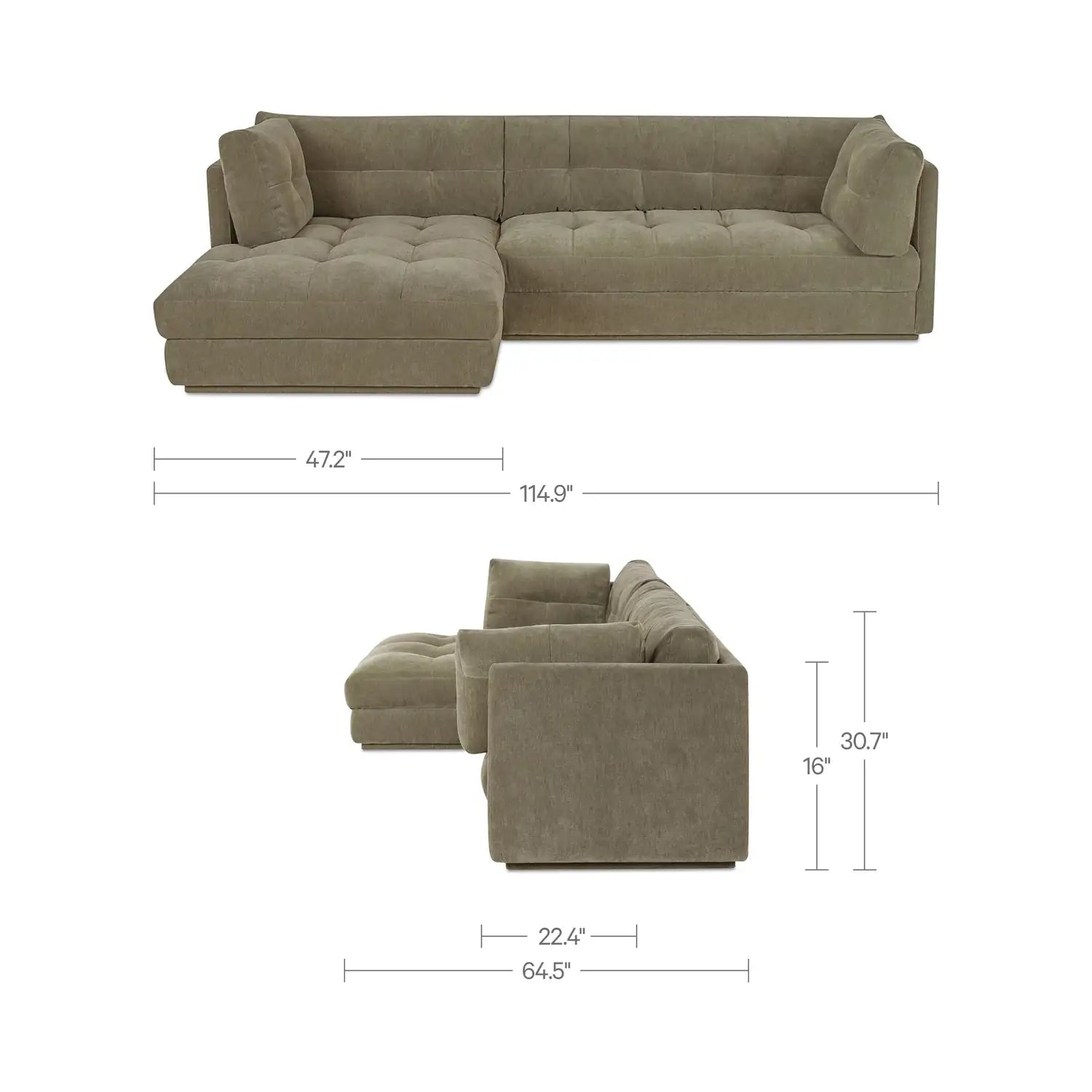 MOES, MISCHA SECTIONALS, SOFA