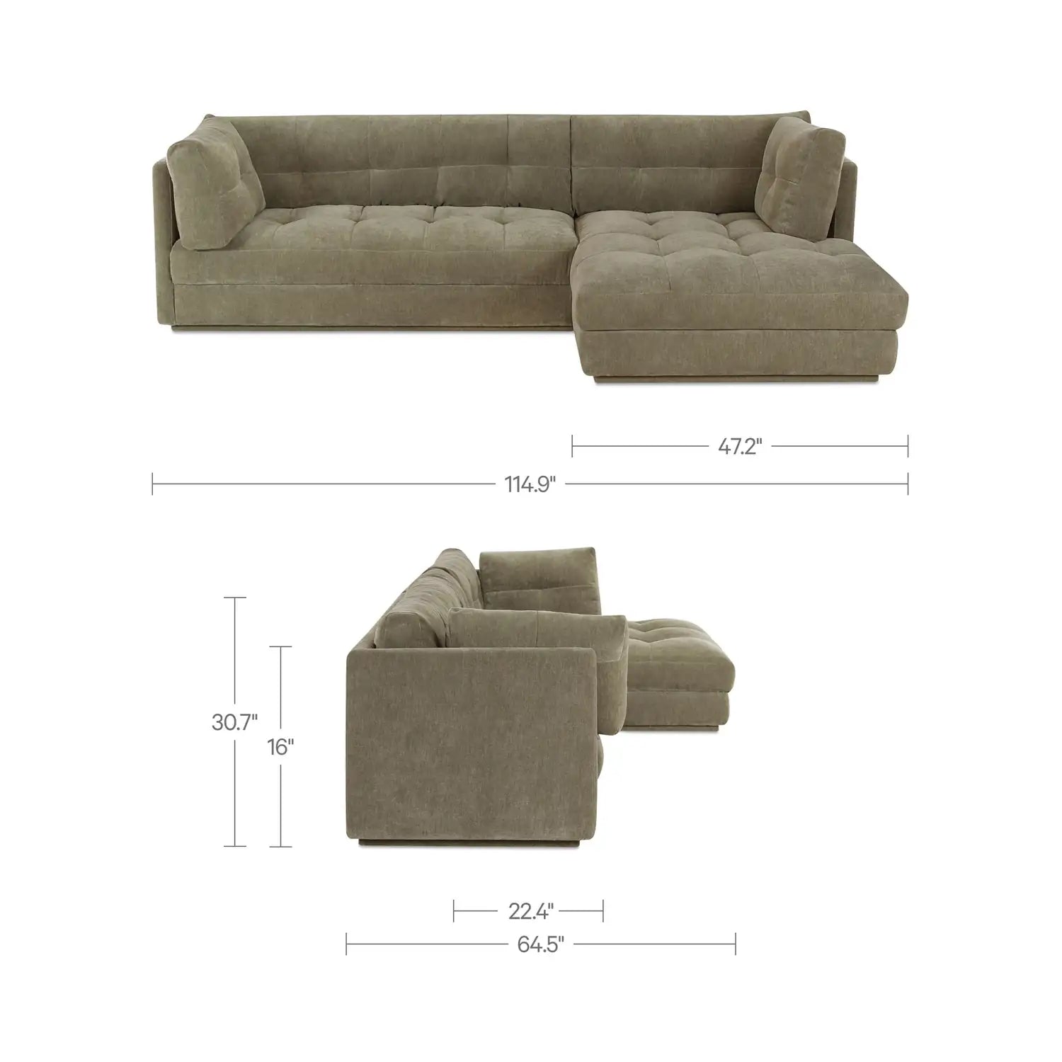 MOES, MISCHA SECTIONALS, SOFA