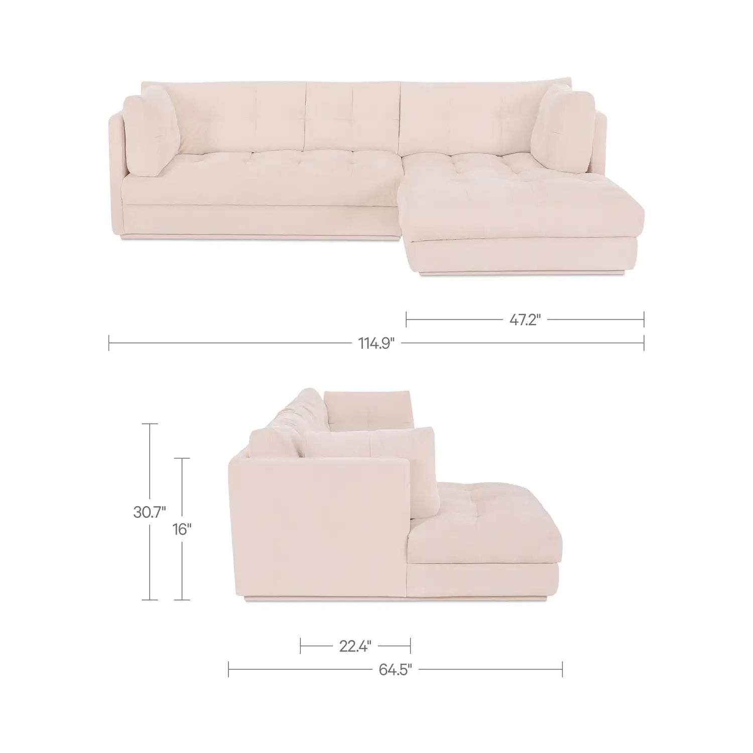 MOES, MISCHA SECTIONALS, SOFA