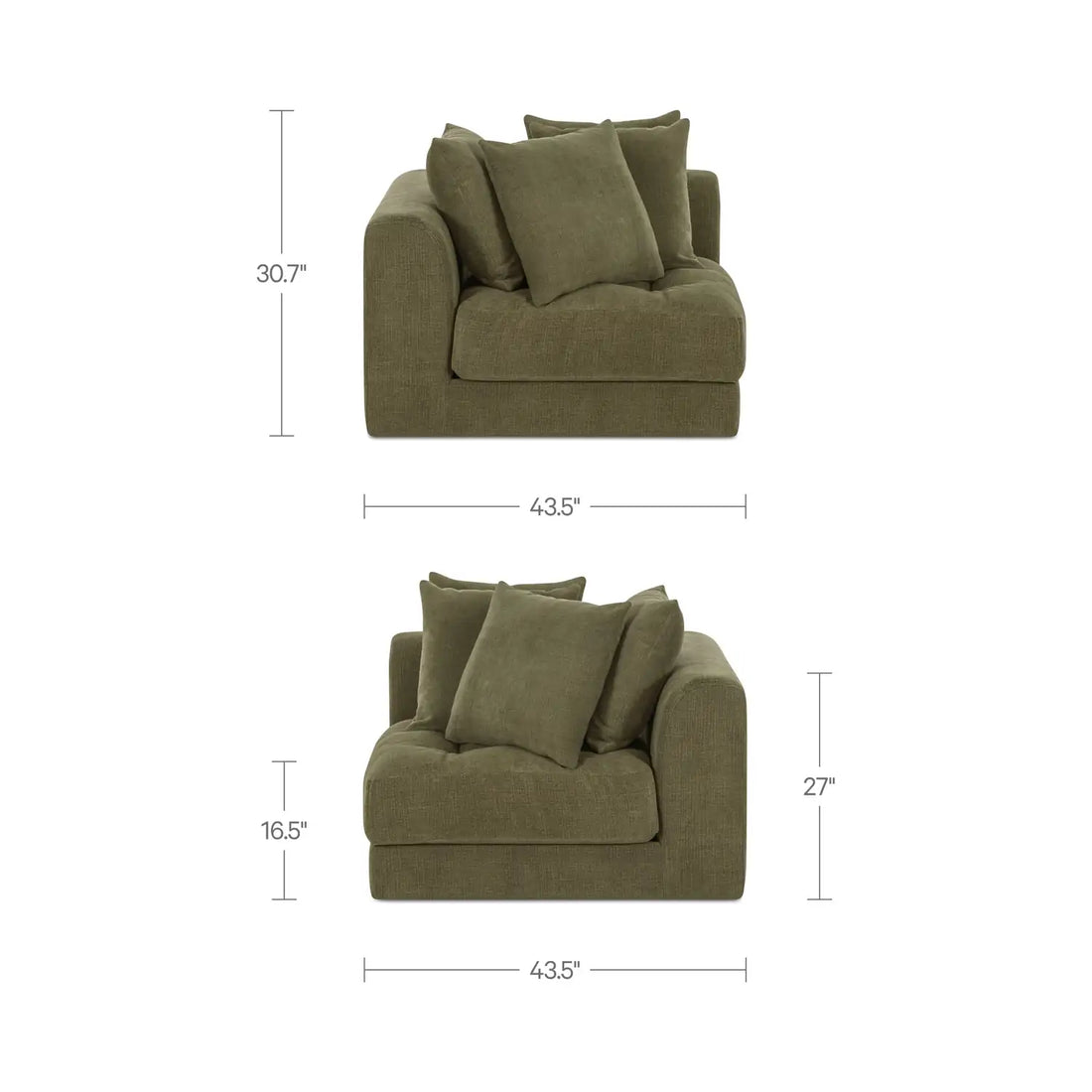 MOES, DAVIE CORNER CHAIRS, LOUNGE
