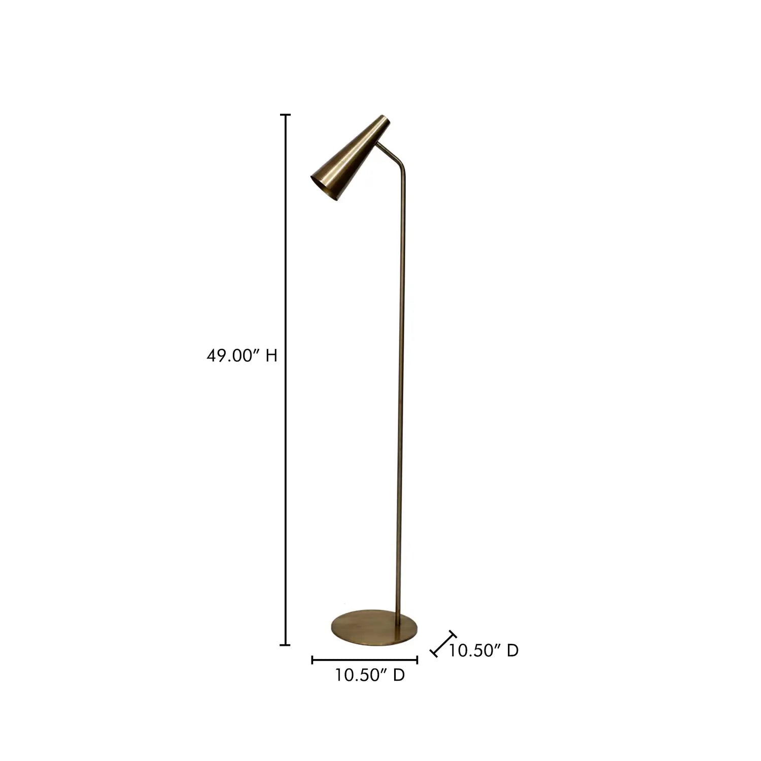 MOES, TRUMPET FLOOR LAMPS, FLOOR LAMP