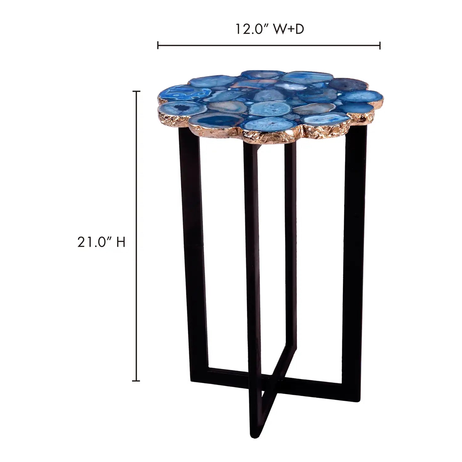 MOES AZUL ACCENT TABLES - Side