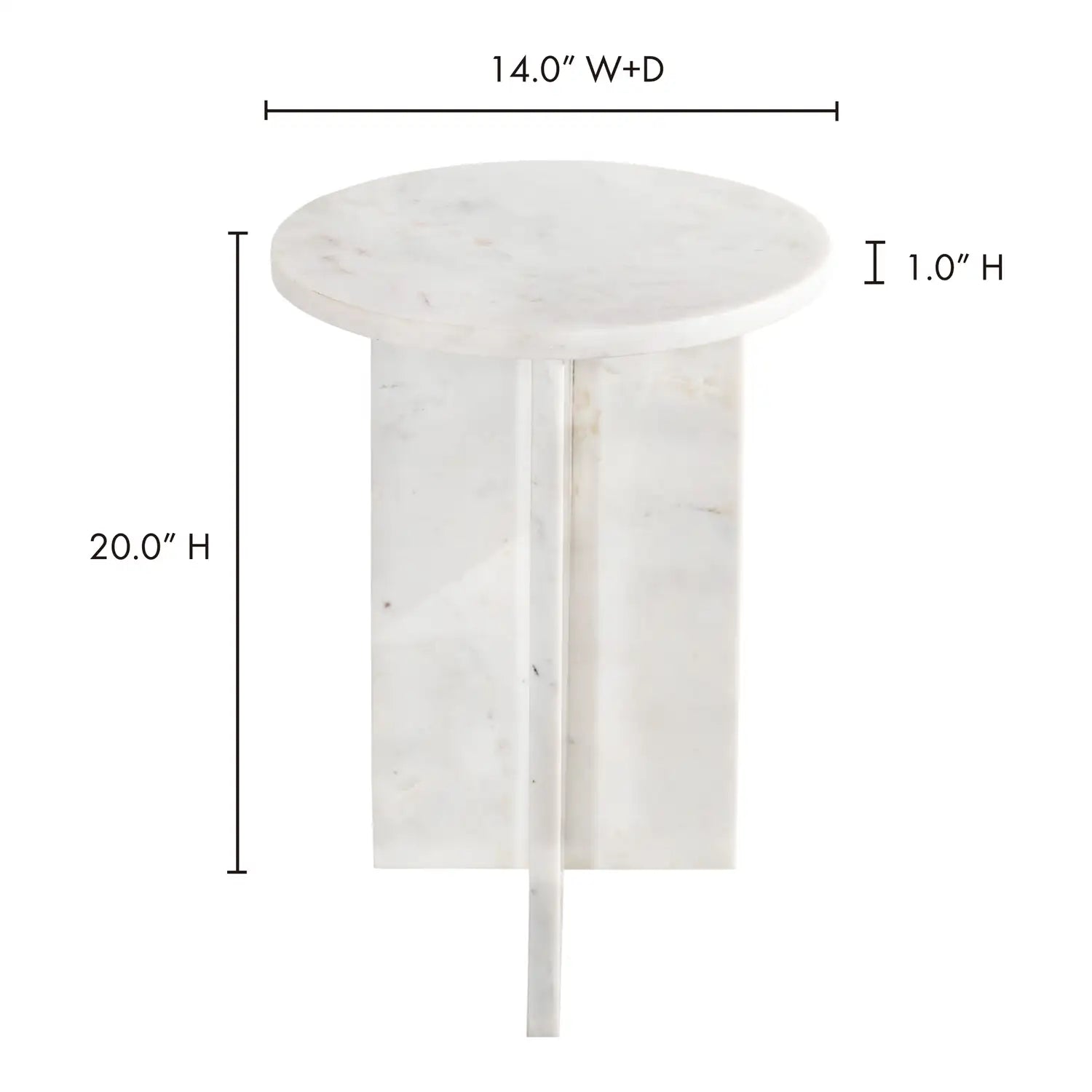 MOES GRACE ACCENT TABLES - Side