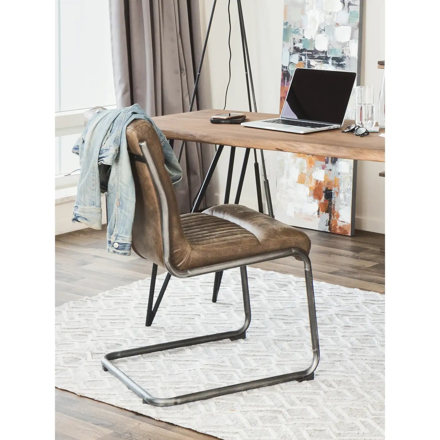 MOES, ANSEL DINING CHAIRS - SET OF TWO, DINING CHAIRS