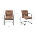 MOES, ANSEL DINING CHAIRS - SET OF TWO, DINING CHAIRS
